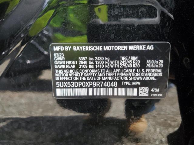 5UX53DP0XP9R74048 BMW 2023