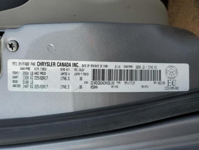 2C4RDGBG4ER456109 Dodge Grand Caravan