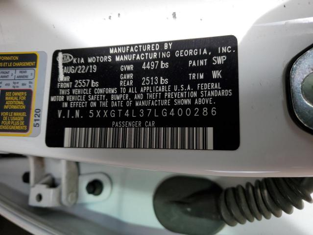 5XXGT4L37LG400286 KIA gdi