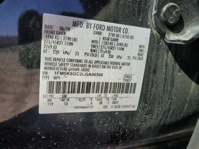 1FM5K8GC2LGA06548 Ford gtdi