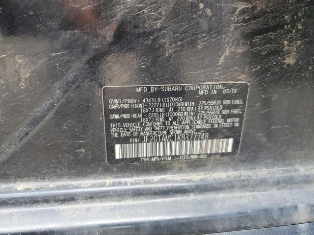 JF2GTAMC1K8377748 Subaru naturally aspirated