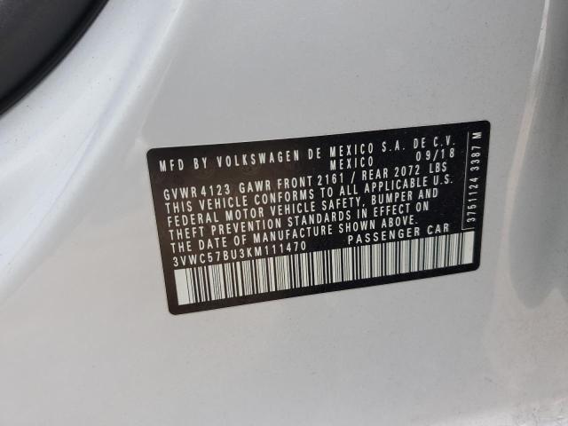3VWC57BU3KM111470 Volkswagen 1.4 tsi