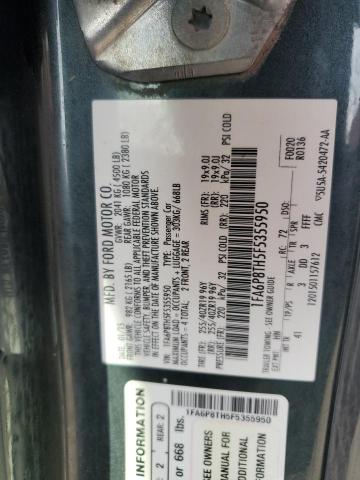 1FA6P8TH5F5355950 Ford Mustang