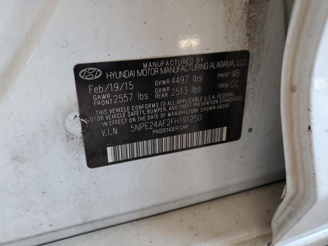 5NPE24AF2FH191250 Hyundai dohc gdi theta-ii