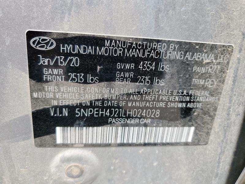 5NPEH4J21LH024028 Hyundai SONATA LIM