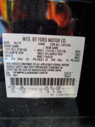 2FMPK3J9XKBC19570 Ford EDGE SEL