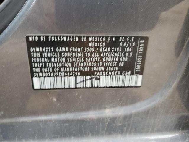 3VWD07AJ7EM444236 Volkswagen JETTA SE