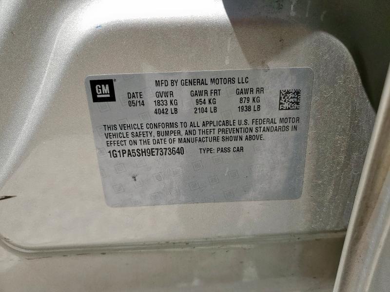 1G1PA5SH9E7373640 Chevrolet luw