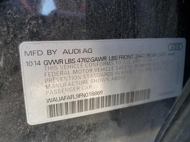 WAUAFAFL9FN018869 Audi flex fuel capable engine