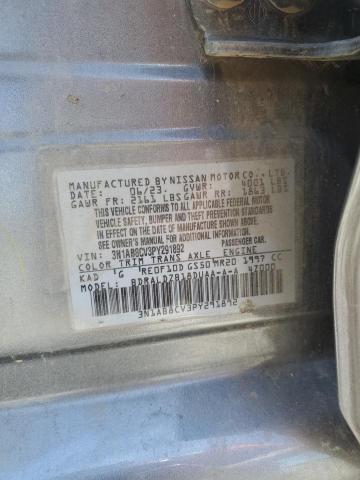 3N1AB8CV3PY291892 Nissan SENTRA SV