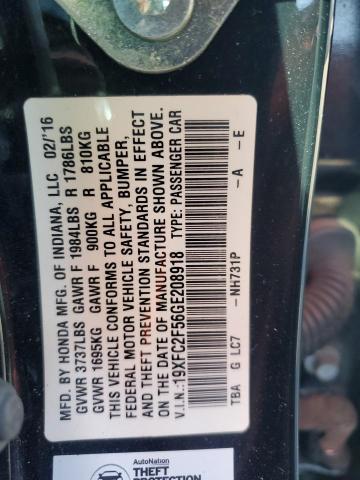 19XFC2F56GE208918 Honda k20c2