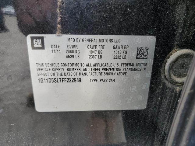 1G11D5SL7FF222949 Chevrolet MALIBU 2LT