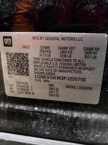 1GNEVGKW3PJ235750 Chevrolet lfy
