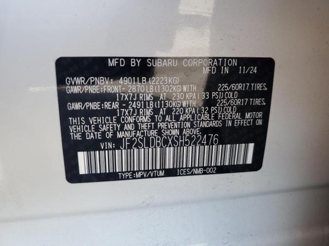 JF2SLDBCXSH522476 Subaru na