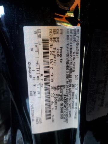 1FADP3M21JL322677 Ford 2.0l gdi