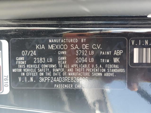 3KPF24AD3RE826696 KIA FORTE LX