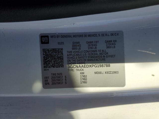 3GCNAAEDXPG198788 Chevrolet Silverado