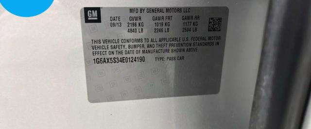 1G6AX5S34E0124190 Cadillac CTS LUXURY