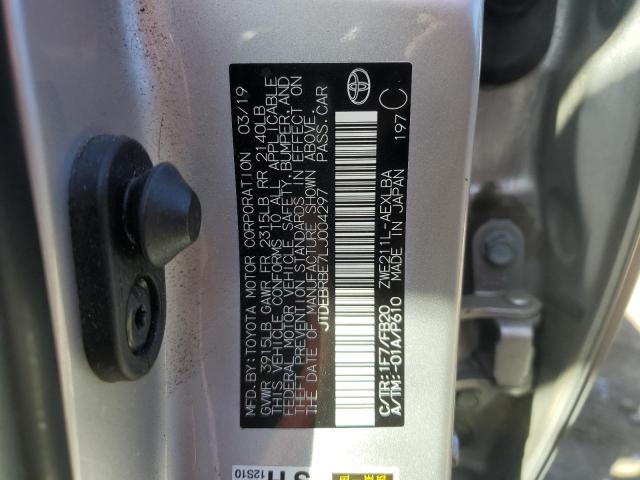 JTDEBRBE7LJ004297 Toyota 2zr-fxe, 1nm