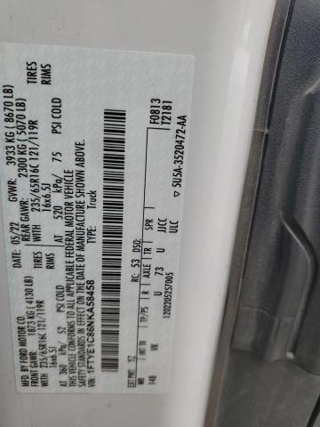 1FTYE1C86NKA58458 Ford TRANSIT T-