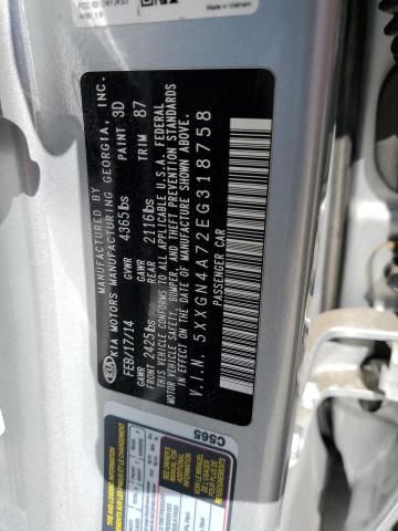 5XXGN4A72EG318758 KIA dohc gdi theta ii
