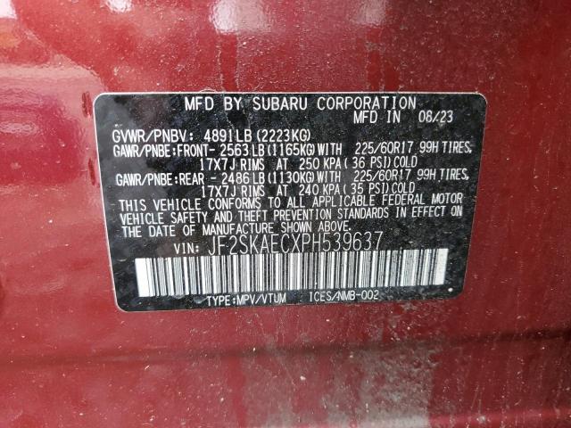 JF2SKAECXPH539637 Subaru FORESTER P