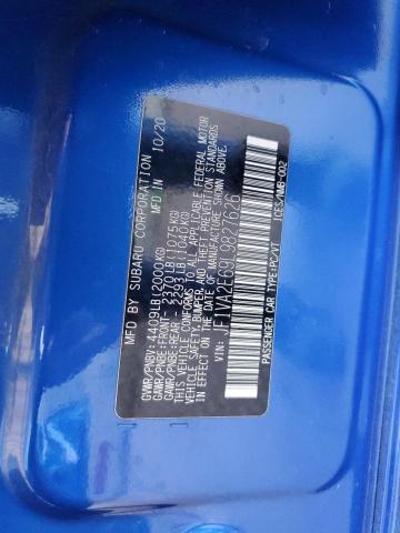 JF1VA2E69L9827626 Subaru 2020