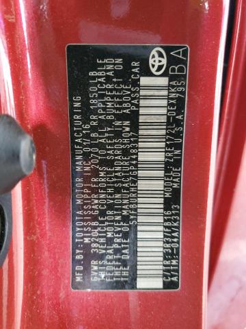 5YFBURHE7GP448317 Toyota COROLLA L