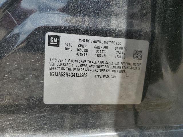1G1JA5SH4G4122969 Chevrolet luw - e85 max