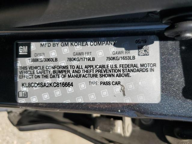 KL8CD6SA2KC816664 Chevrolet lv7 - mfi, variable valve timing, alum, gen 1 var 1