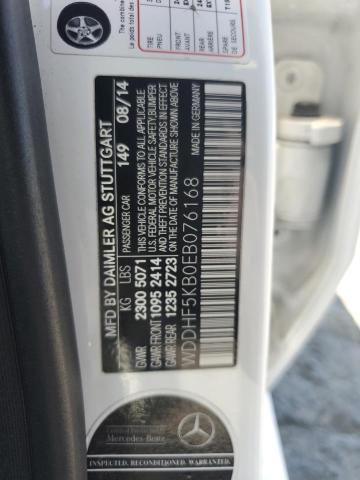 WDDHF5KB0EB076168 Mercedes-Benz E-Class