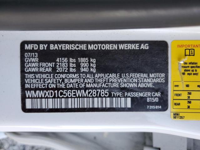 WMWXD1C56EWM28785 Mini COOPER COU