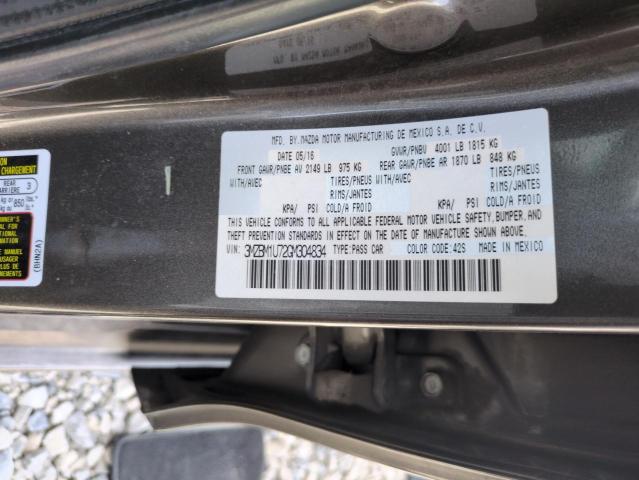 3MZBM1U72GM304834 Mazda 3 SPORT