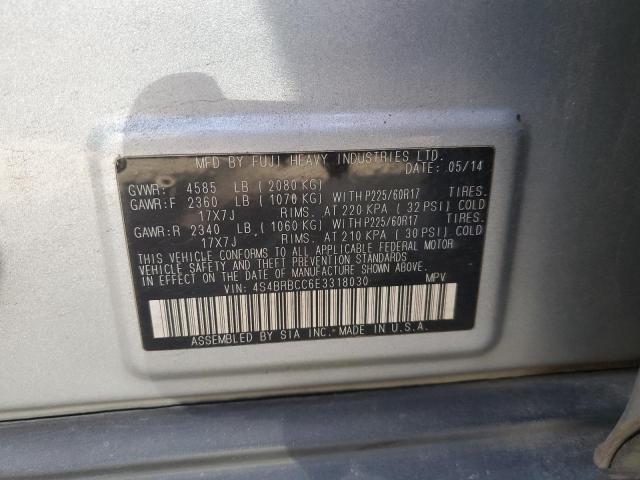 4S4BRBCC6E3318030 Subaru 2.5na u5