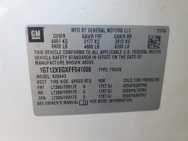 1GT12XEGXFF541009 GMC l96