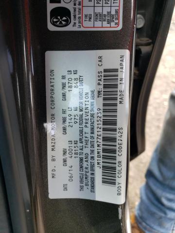 JM1BM1M77E1215239 Mazda 3 GRAND TO
