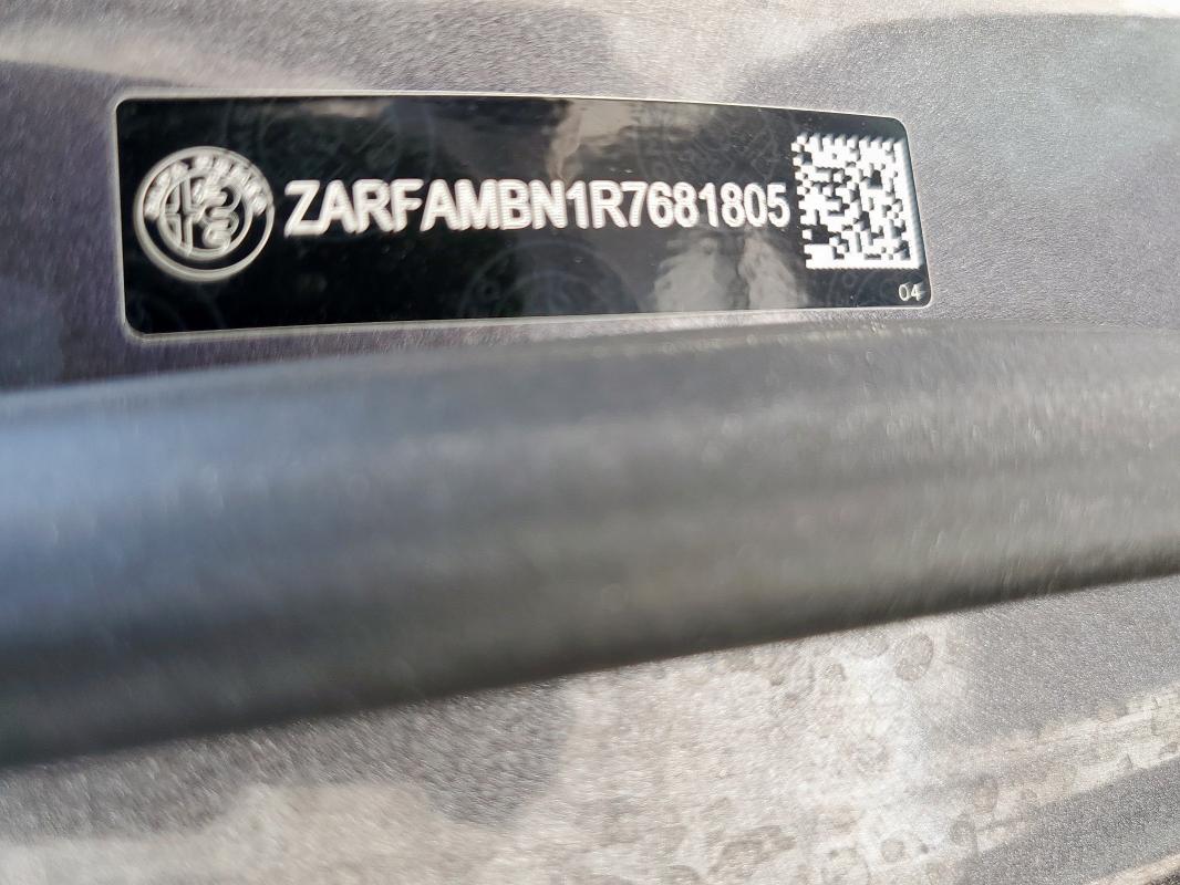 ZARFAMBN1R7681805 Alfa Romeo GIULIA TI