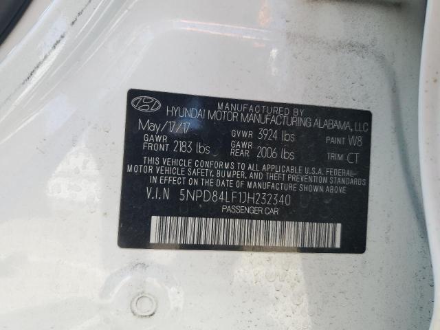 5NPD84LF1JH232340 Hyundai ELANTRA SE