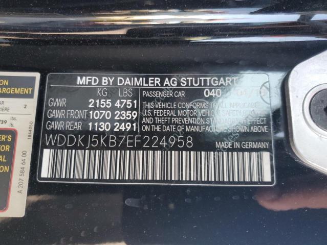 WDDKJ5KB7EF224958 Mercedes-Benz 2014