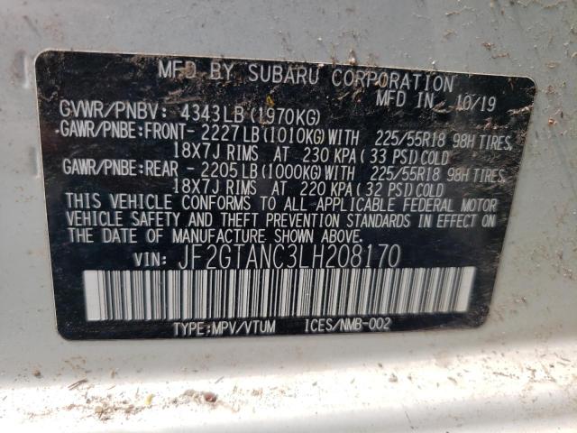JF2GTANC3LH208170 Subaru 2020