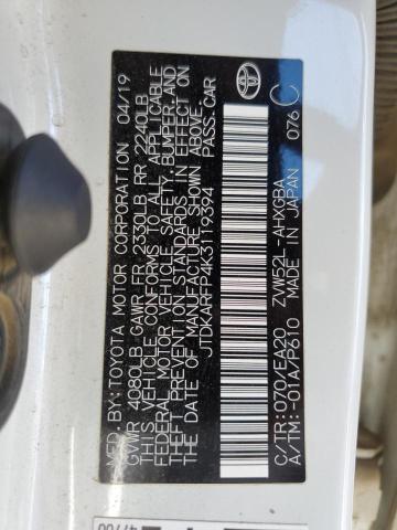 JTDKARFP4K3119394 Toyota 2zr-fxe+1nm
