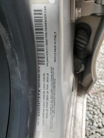 ZAM57RTA1F1138087 Maserati GHIBLI S