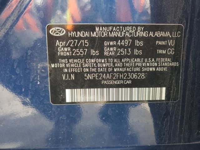 5NPE24AF2FH230628 Hyundai dohc gdi theta-ii