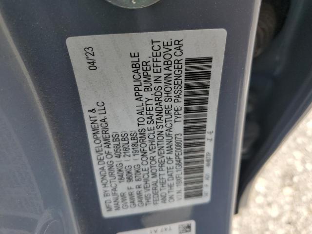 19XFL1G84PE008073 Honda l15b7