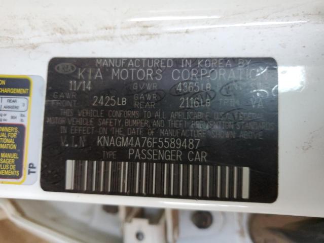 KNAGM4A76F5589487 KIA dohc gdi theta ii