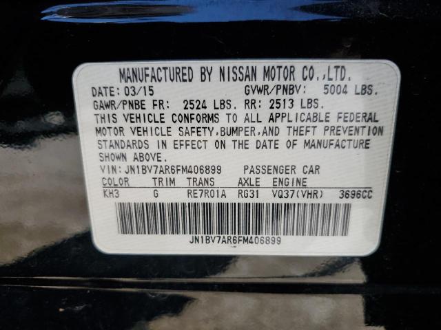 JN1BV7AR6FM406899 Infiniti Q50 BASE