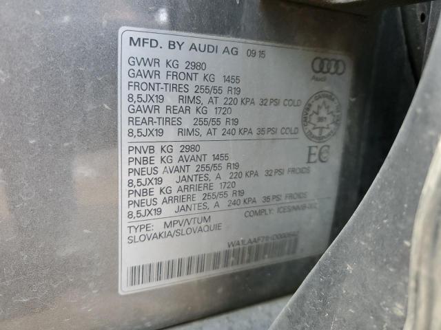 WA1LAAF71HD000642 Audi Q7