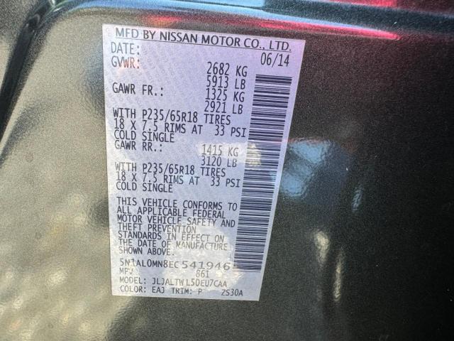 5N1AL0MN8EC541946 Infiniti QX60