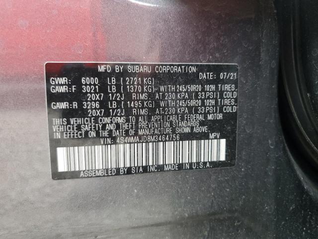 4S4WMAJD8M3464756 Subaru 2021