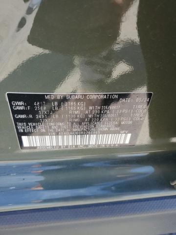 4S4GUHU60R3795865 Subaru na